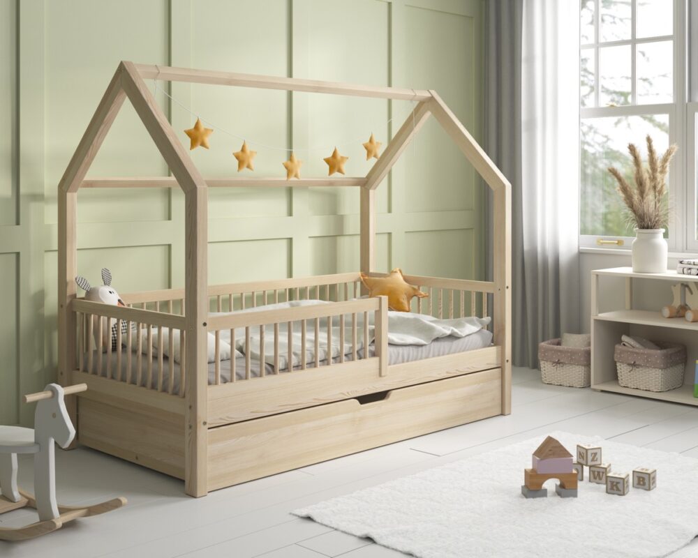 Kinderbett OLMO mit Schublade