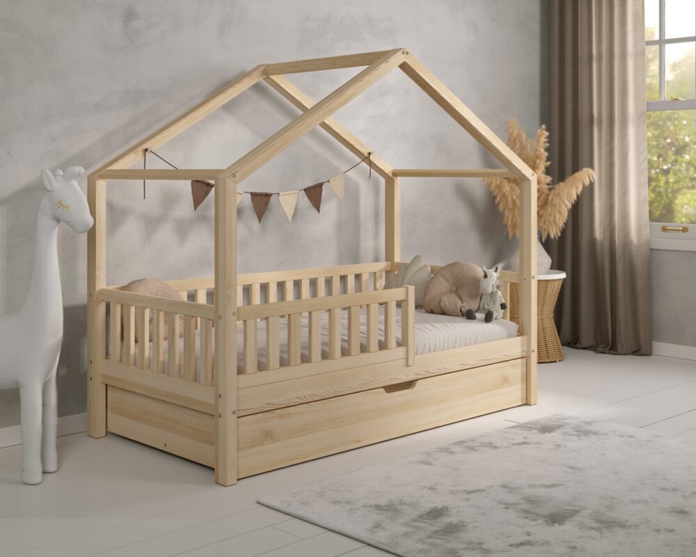 Kinderbett PIOPPO mit Schublade