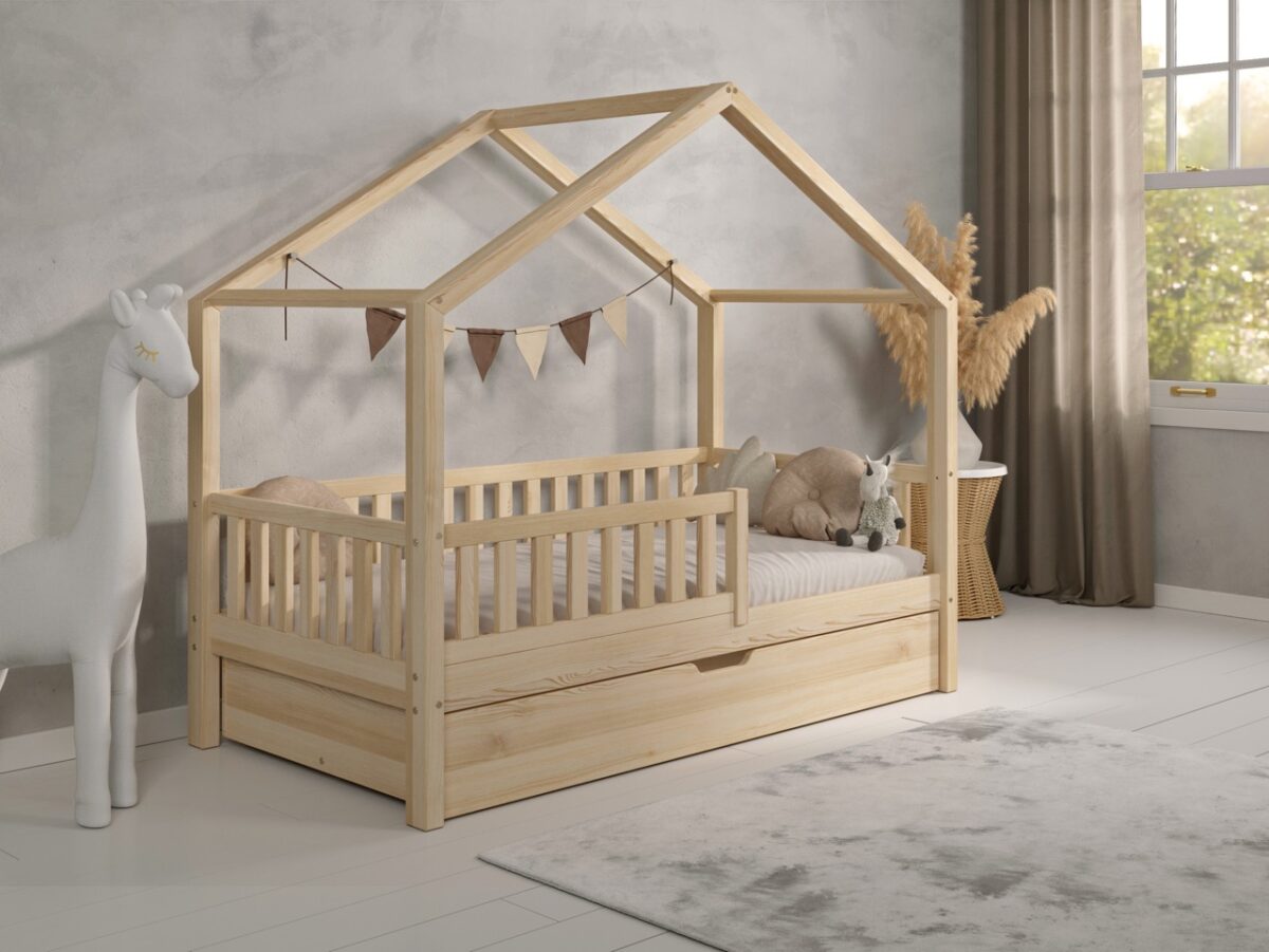 Kinderbett PIOPPO mit Schublade