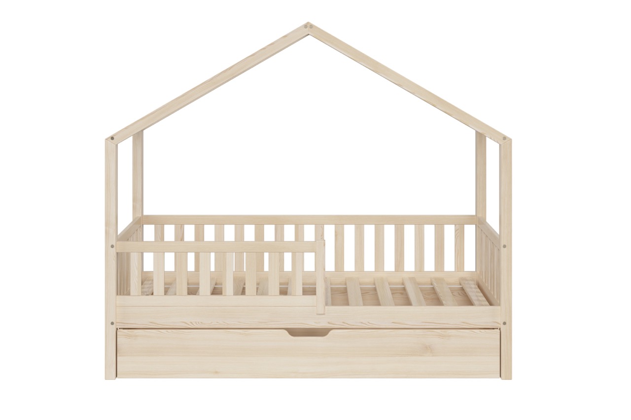 Kinderbett PIOPPO mit Schublade (Schneller Versand)