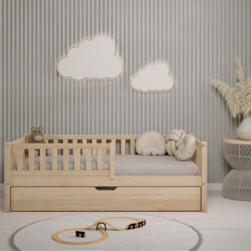 Kinderbett ABETE mit Schublade