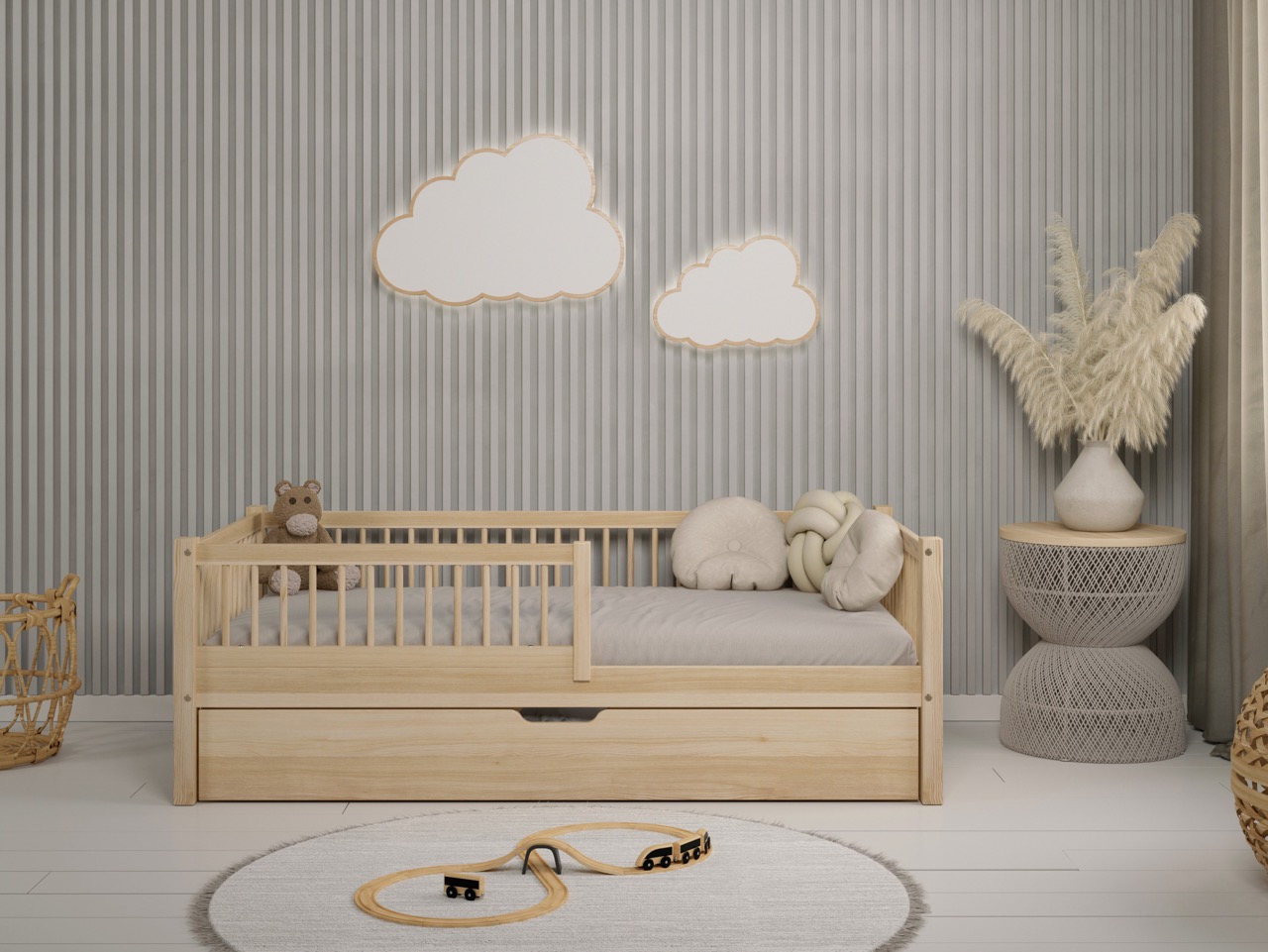 Kinderbett SALICE mit Schublade