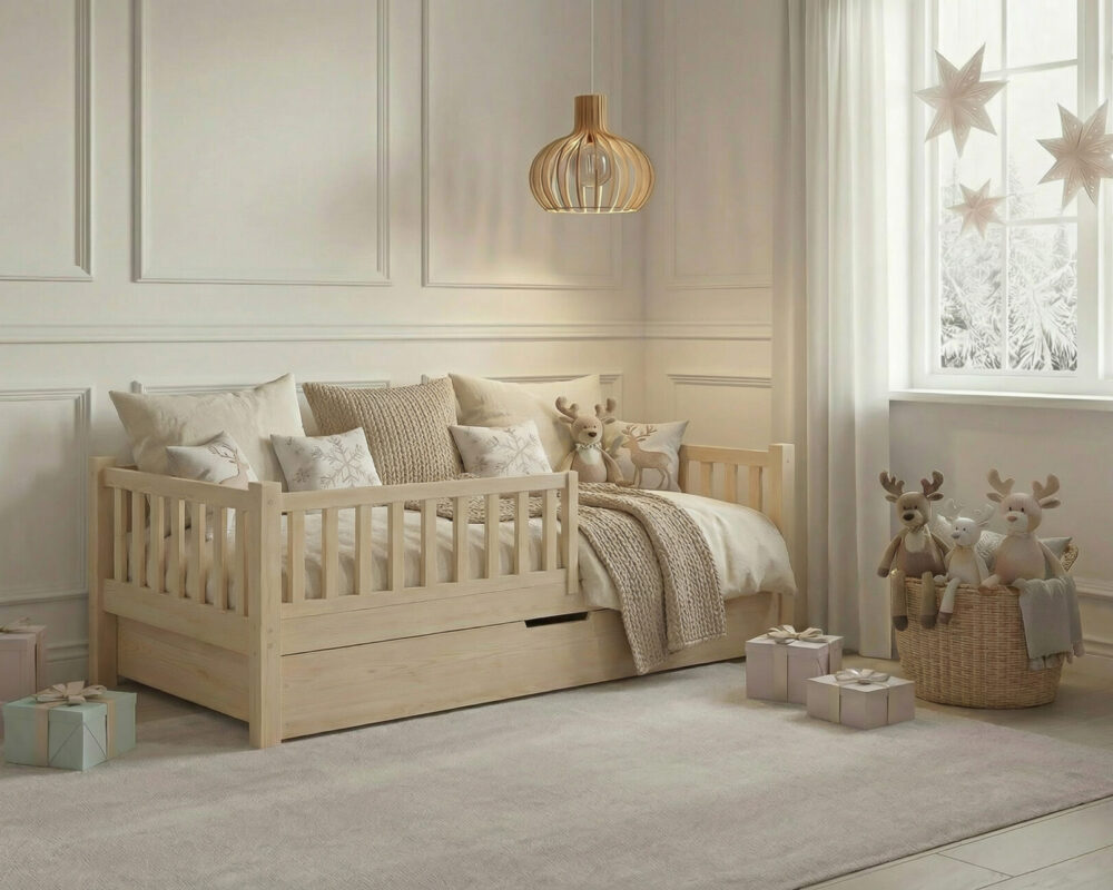 Kinderbett ANELLA mit Schublade