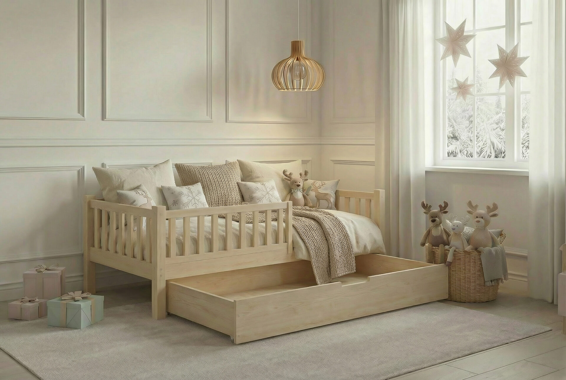 Kinderbett ANELLA mit Schublade