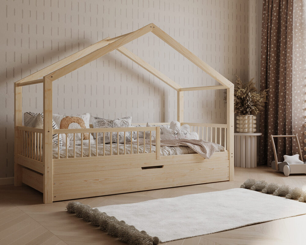 Kinderbett BIANCA mit Schublade