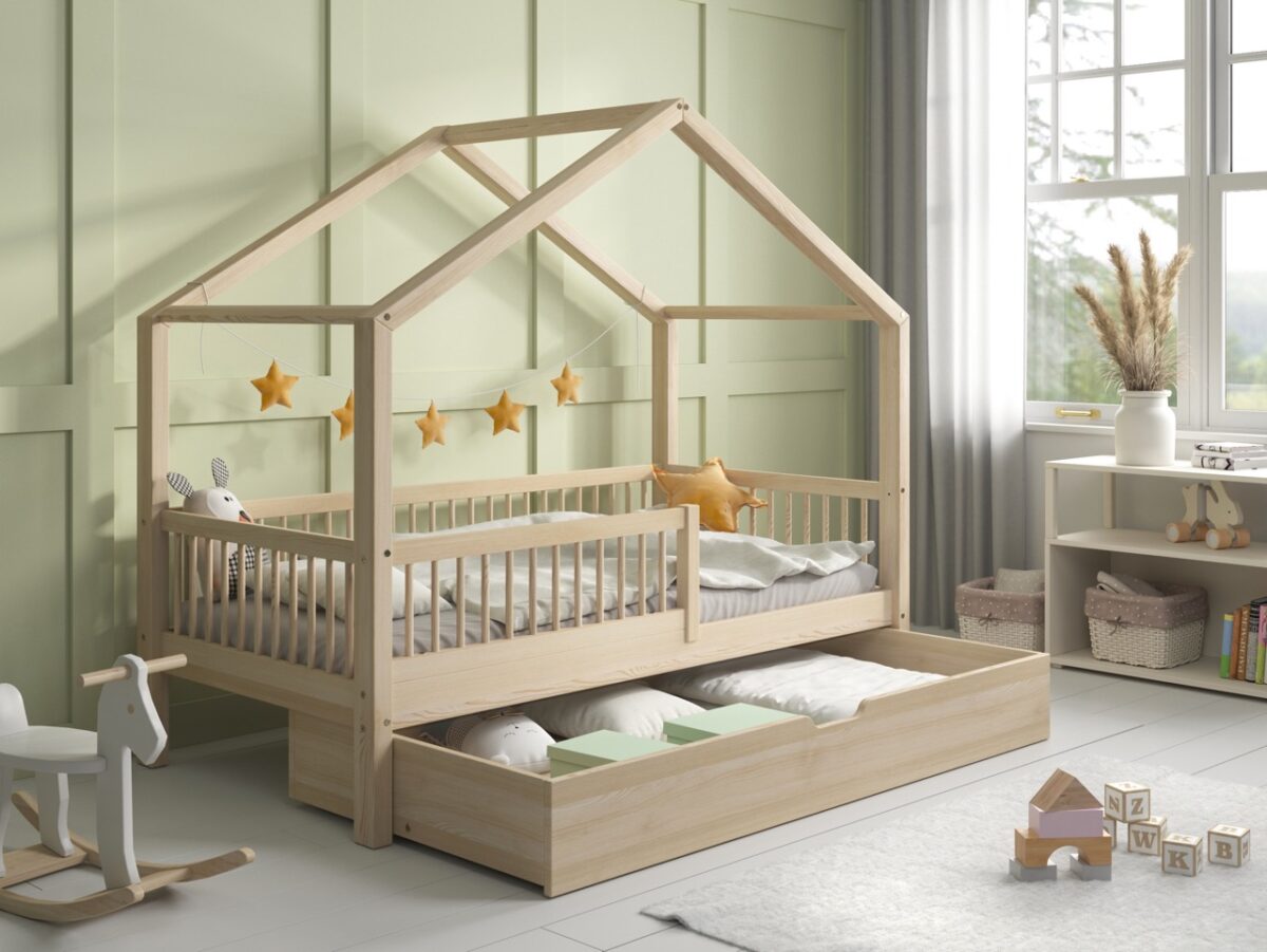 Kinderbett BETULLA mit Schublade