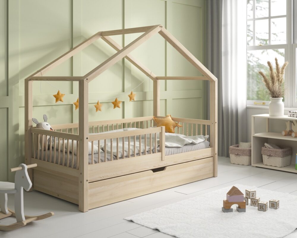 Kinderbett BETULLA mit Schublade