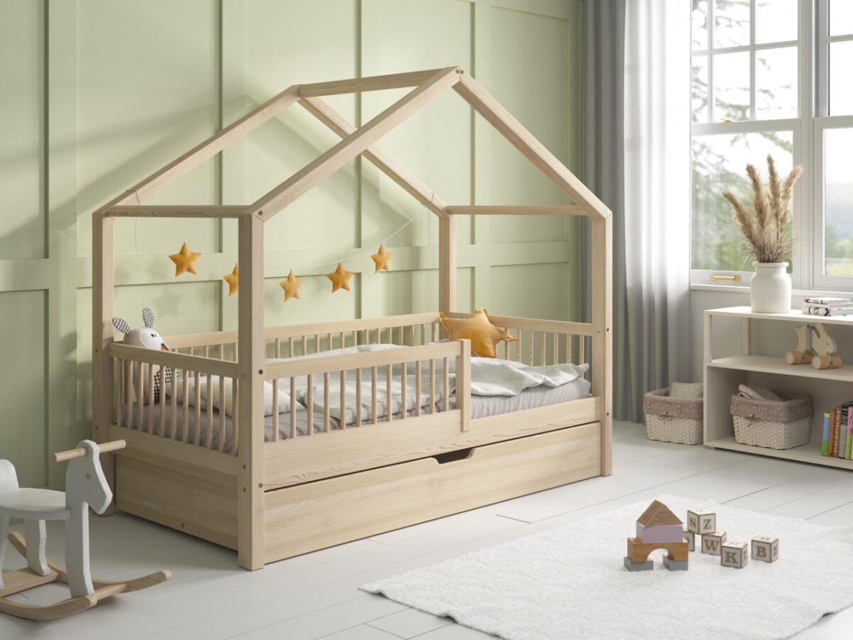Kinderbett BETULLA mit Schublade
