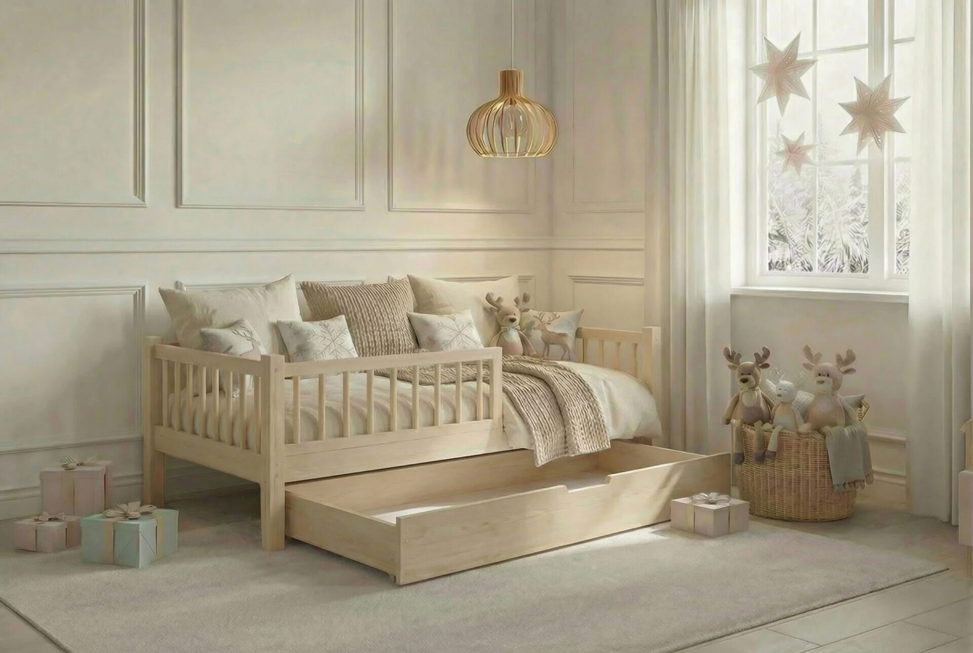 Kinderbett SOLLA mit Schublade