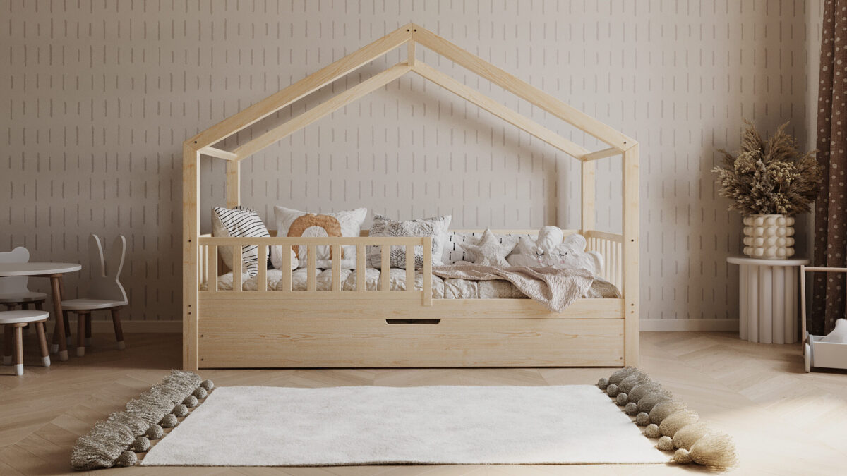 Kinderbett SELVIA mit Schublade