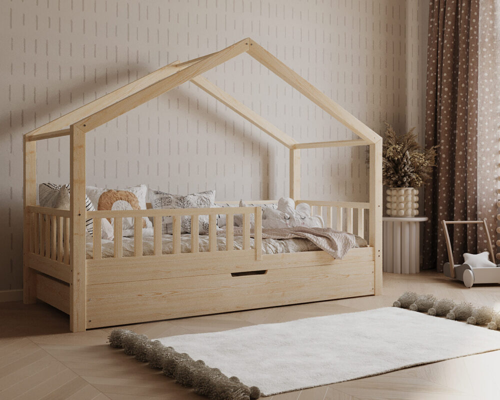 Kinderbett SELVIA mit Schublade