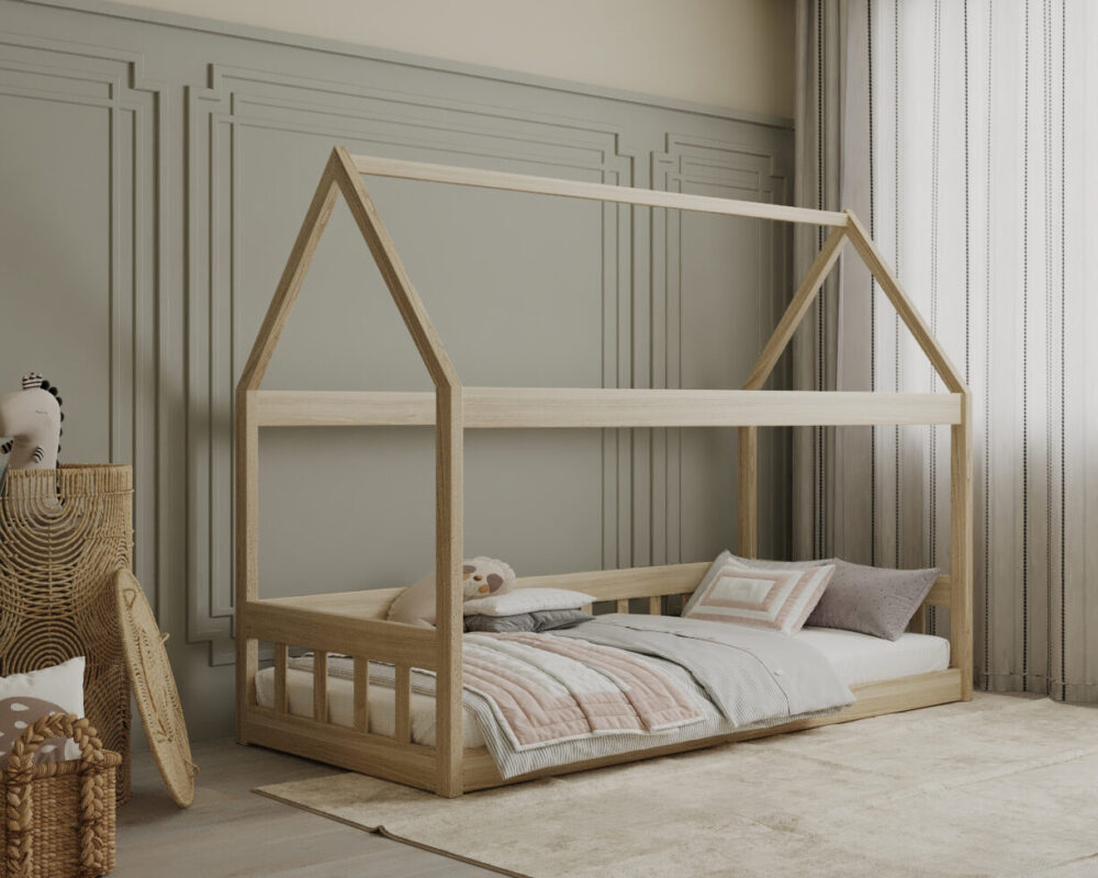 SIENA-Bett aus Kiefernholz