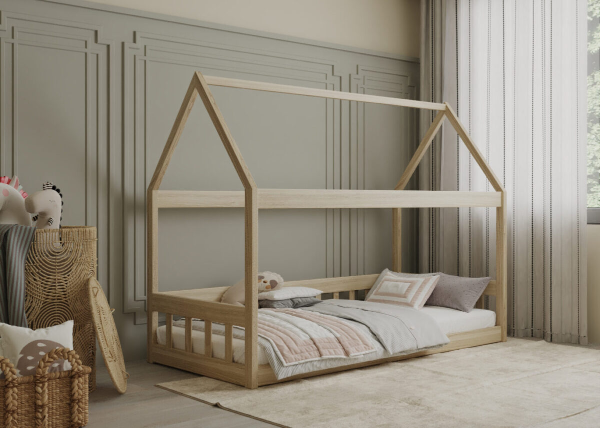 SIENA-Bett aus Kiefernholz