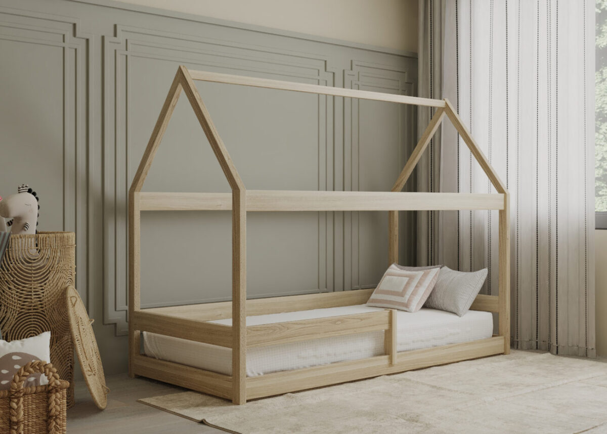 Einzelbett aus Holz Edera