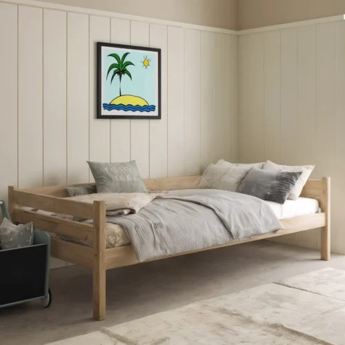 Einzelbett aus Holz PIO