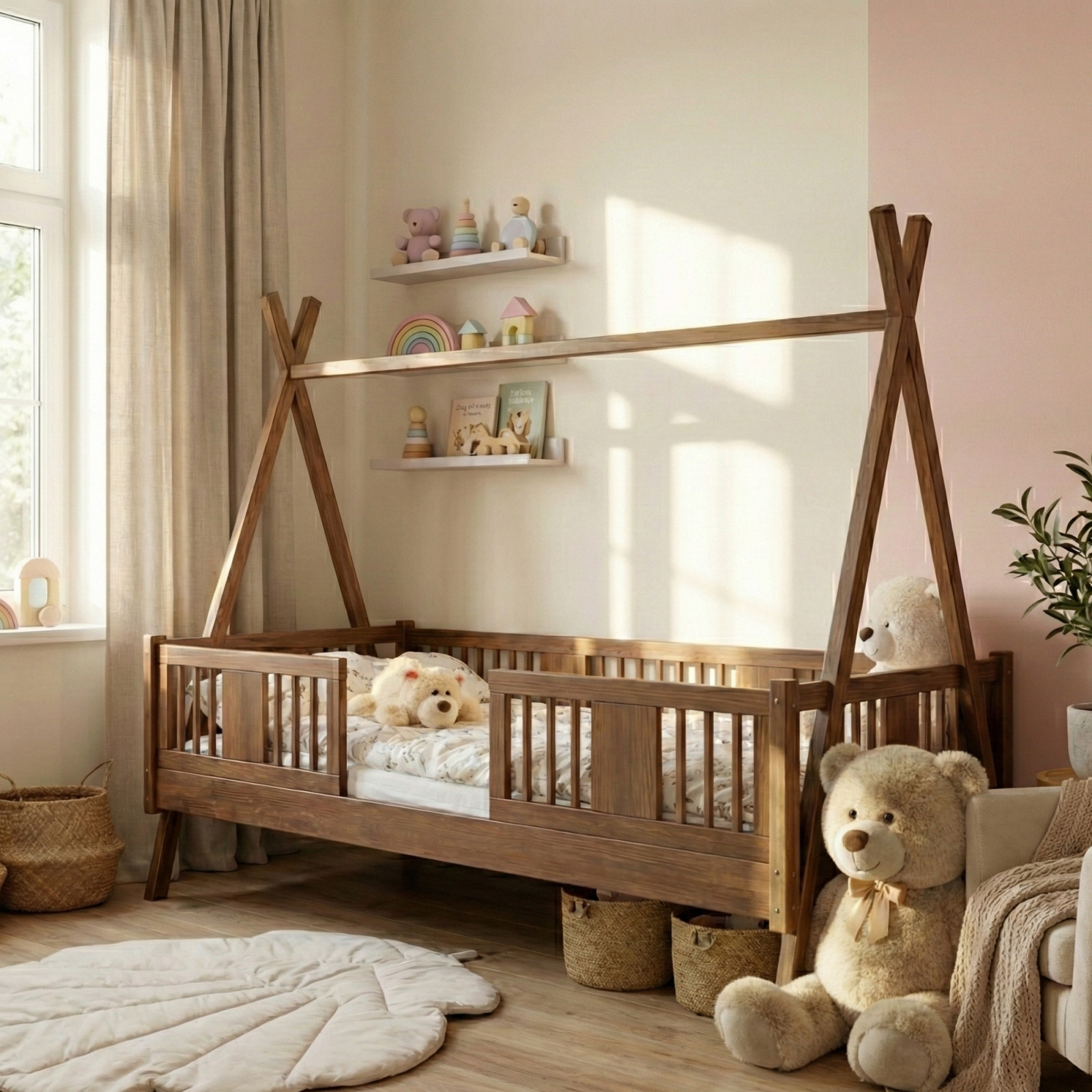 tl25 Kinderbett TIPI LUNA