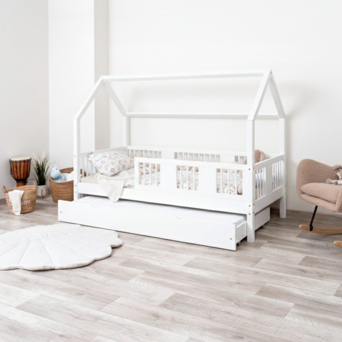 Kinderbett LUMINA mit Schublade