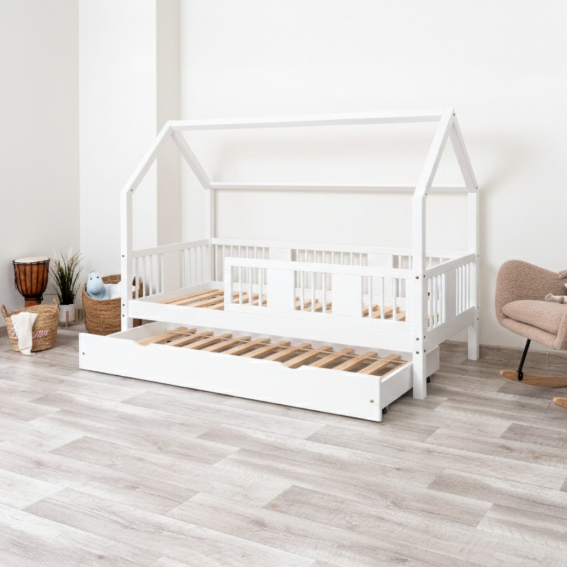 Kinderbett LUMINA mit Schublade