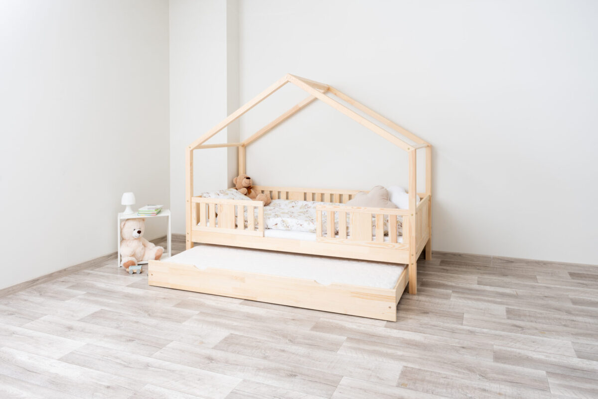 Kinderbett LUNETTA mit Schublade