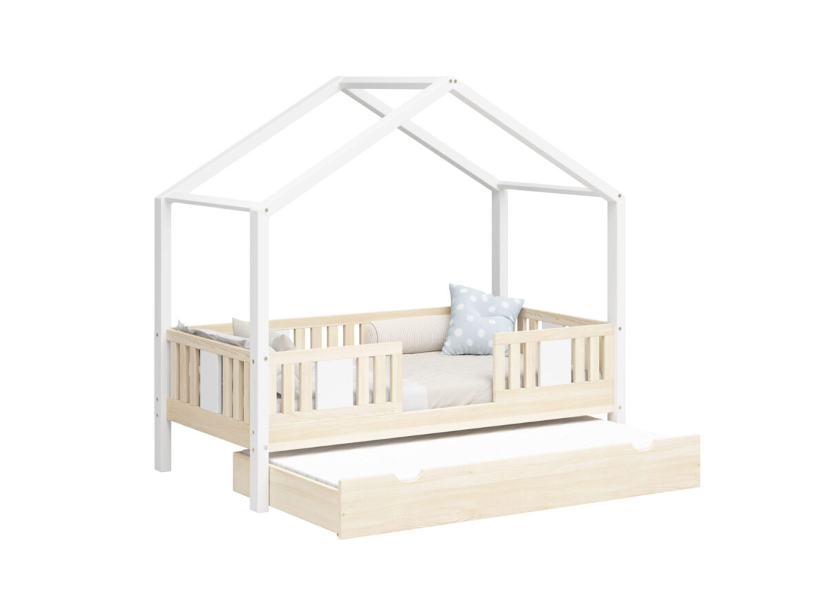 Kinderbett LUNETTA mit Schublade