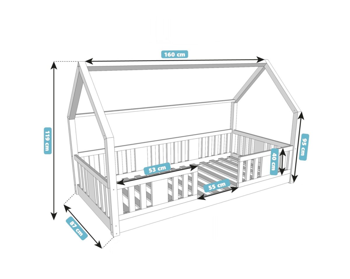 Kinderbett STELLIA mini