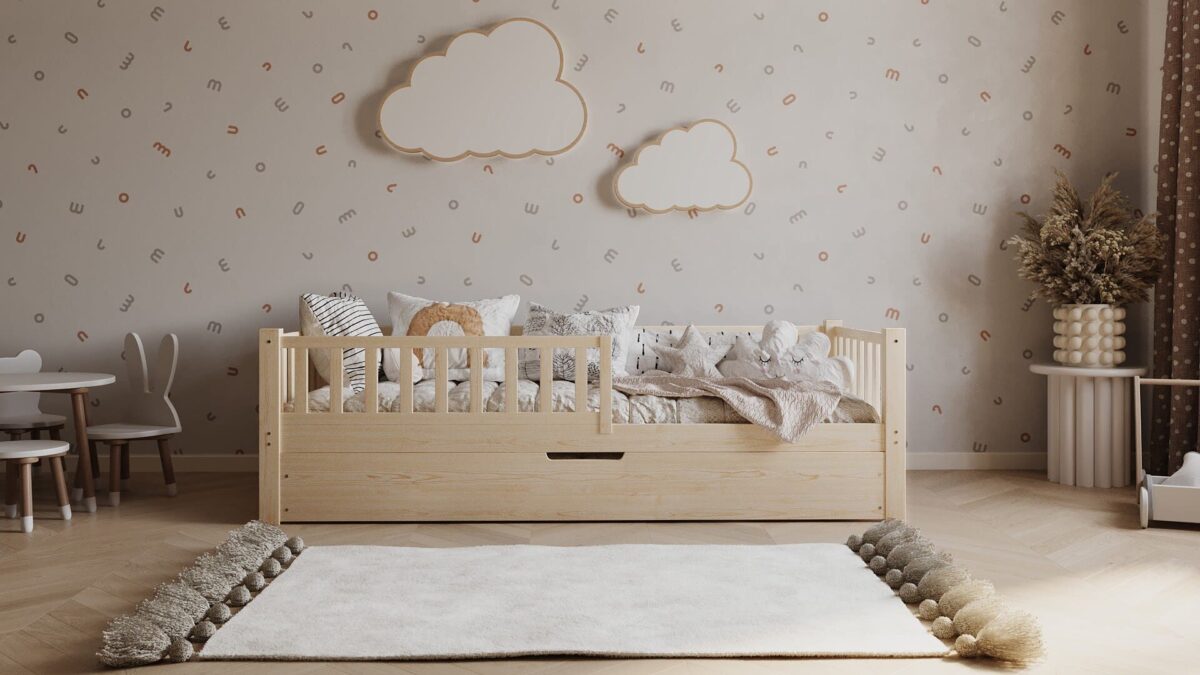 Kinderbett ANELLA mit Schublade
