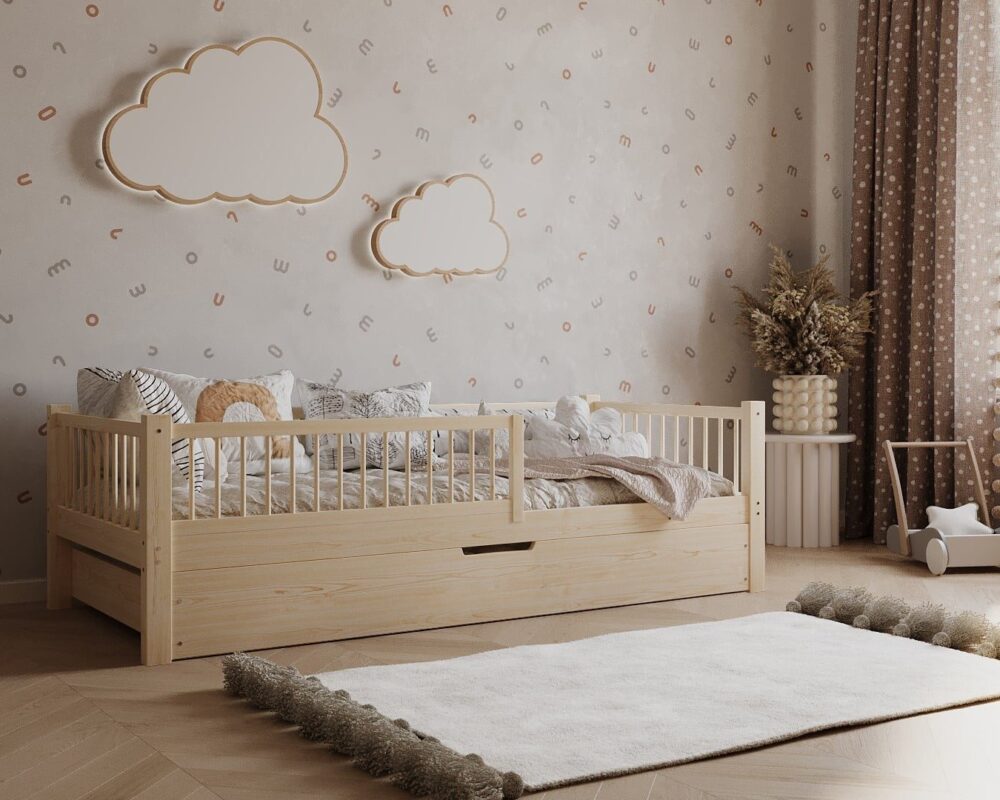 Kinderbett SOLLA mit Schublade