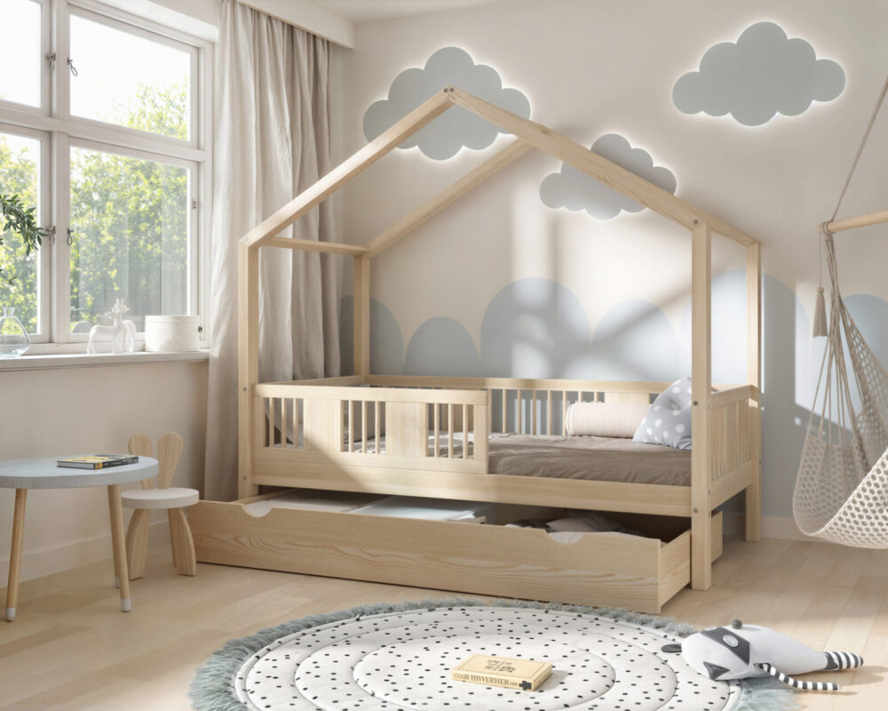 Kinderbett ASTRIA mit Schublade