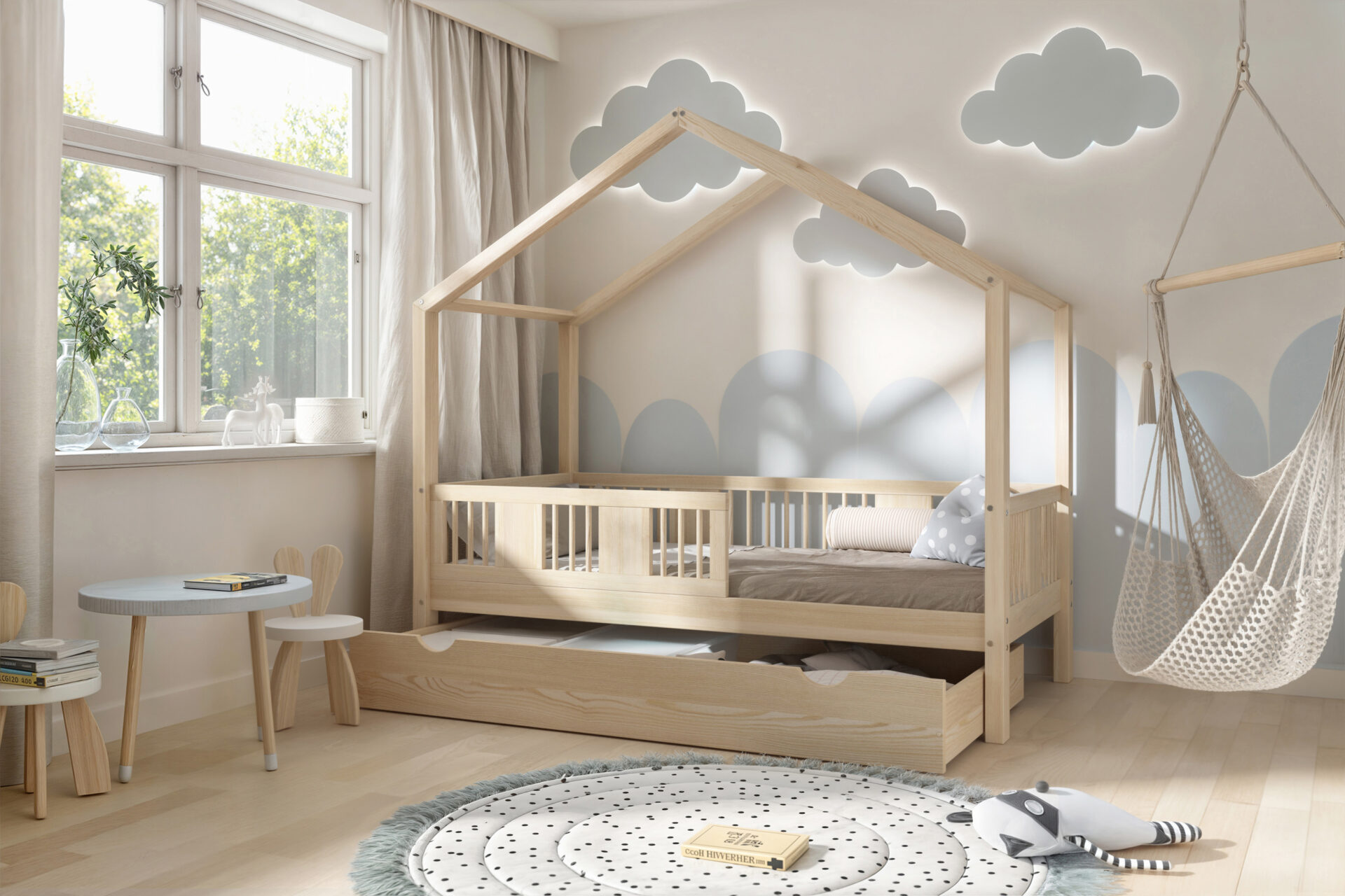 Kinderbett ASTRIA mit Schublade