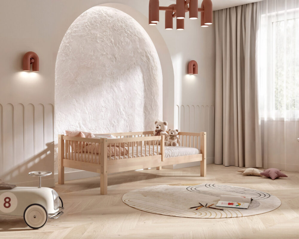 2leggio Kinderbett LEGGIO aus Buchenholz