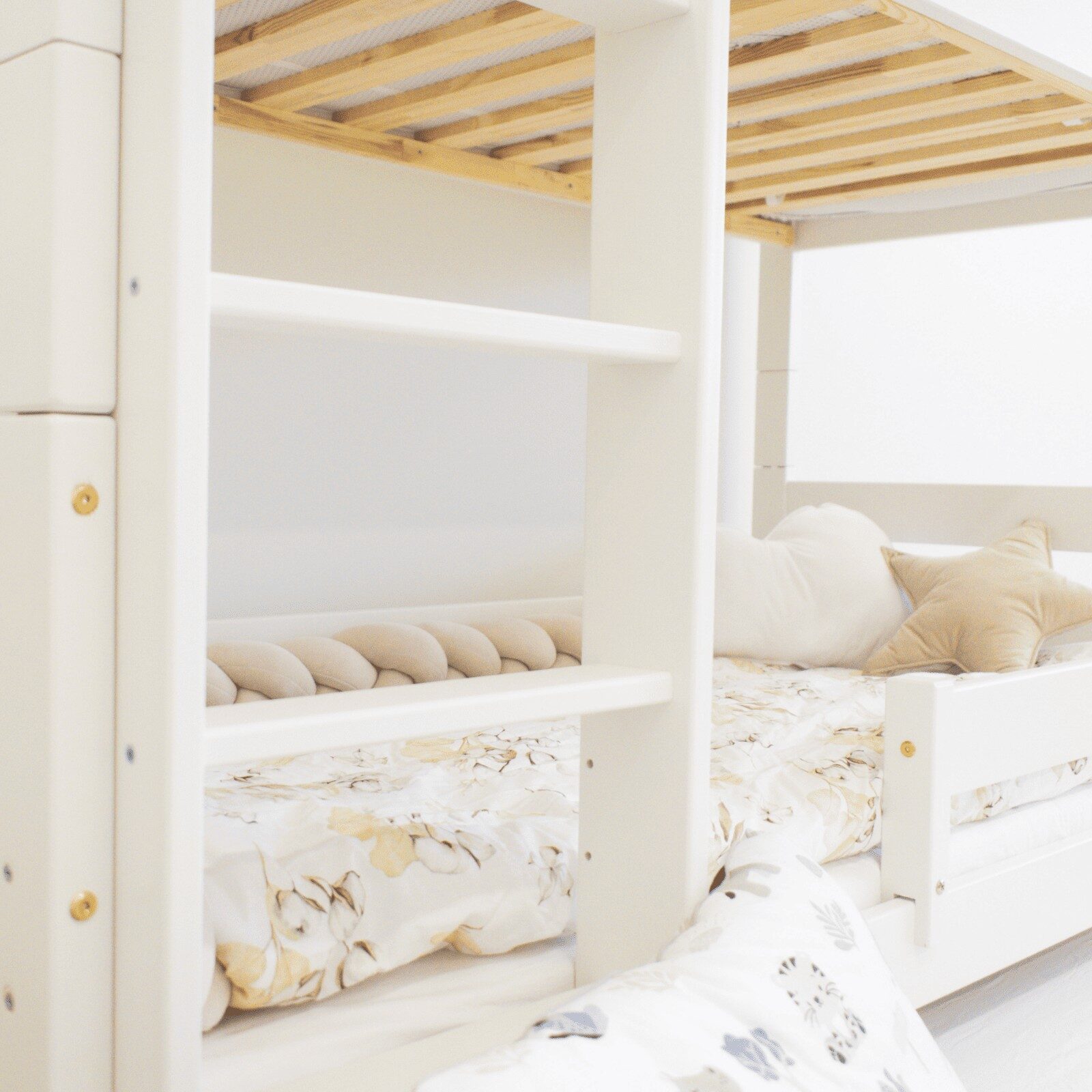 lozko-drewniane-pietrowe-gagatek-lux Etagenbett für Kinder Seri Lux