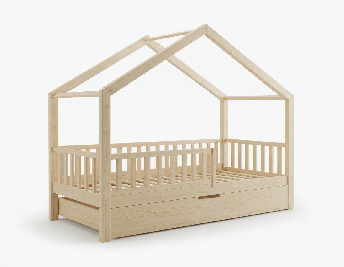 Kinderbett SELVIA mit Schublade