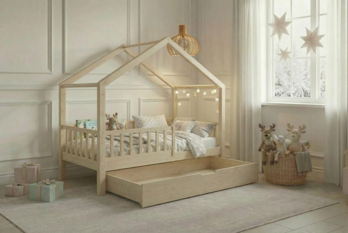 Kinderbett SELVIA mit Schublade