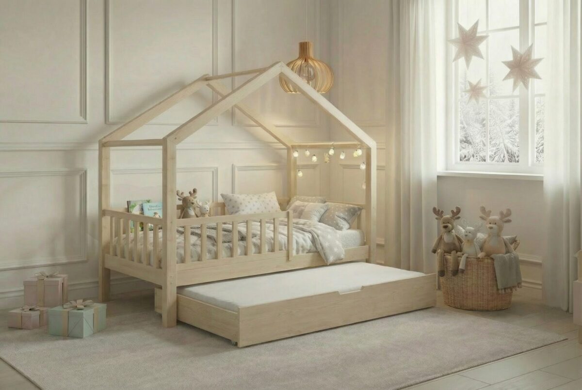 Kinderbett SELVIA mit Schublade