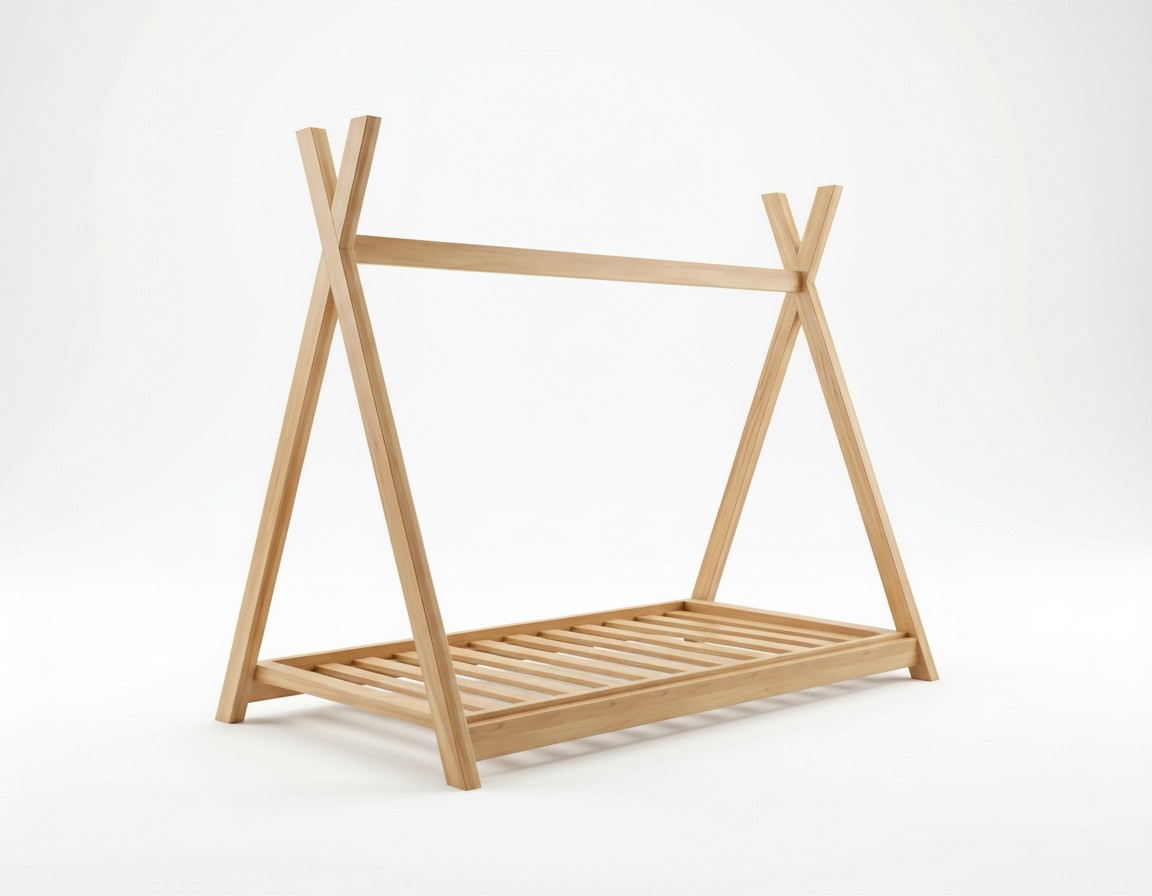 Tipi-Bett aus Kiefernholz