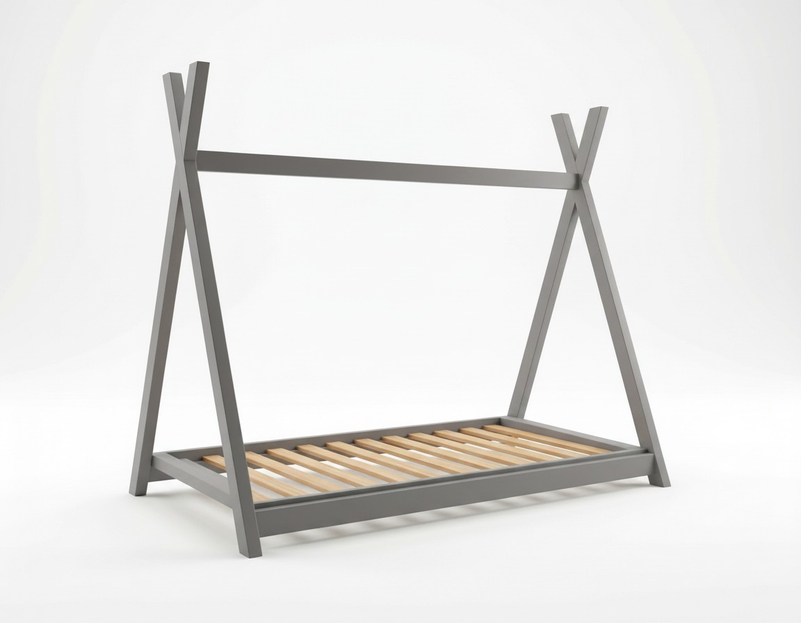 Tipi-Bett aus Kiefernholz