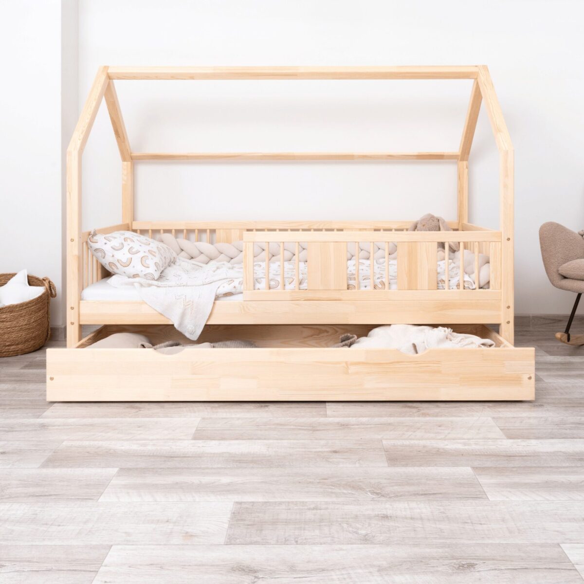 Kinderbett LUMINA mit Schublade