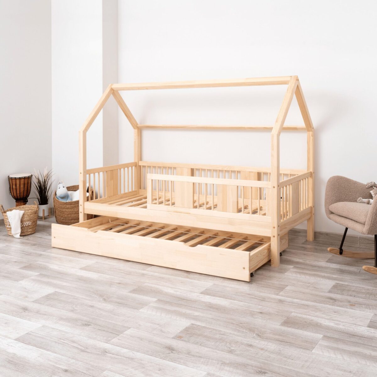 Kinderbett LUMINA mit Schublade