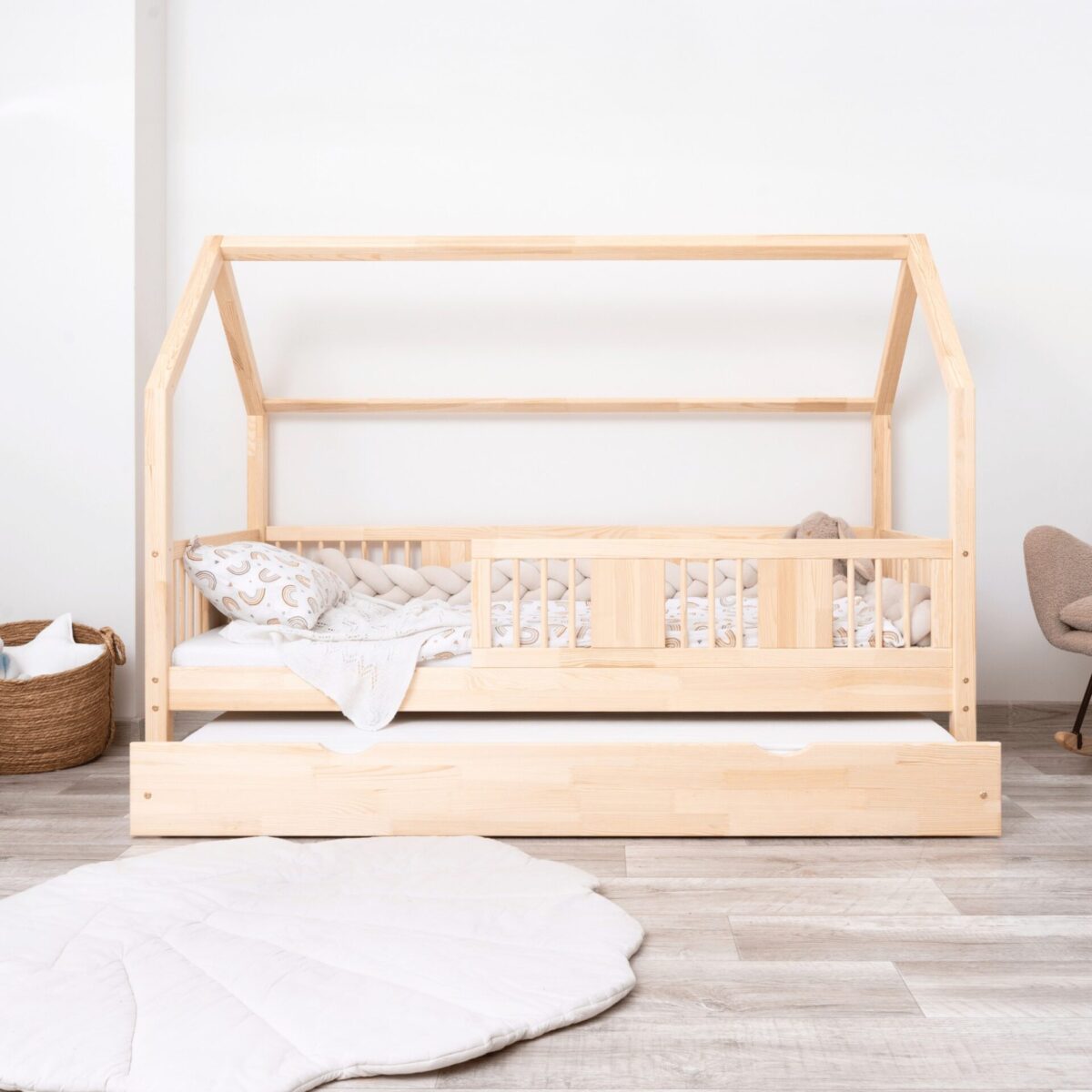 Kinderbett LUMINA mit Schublade