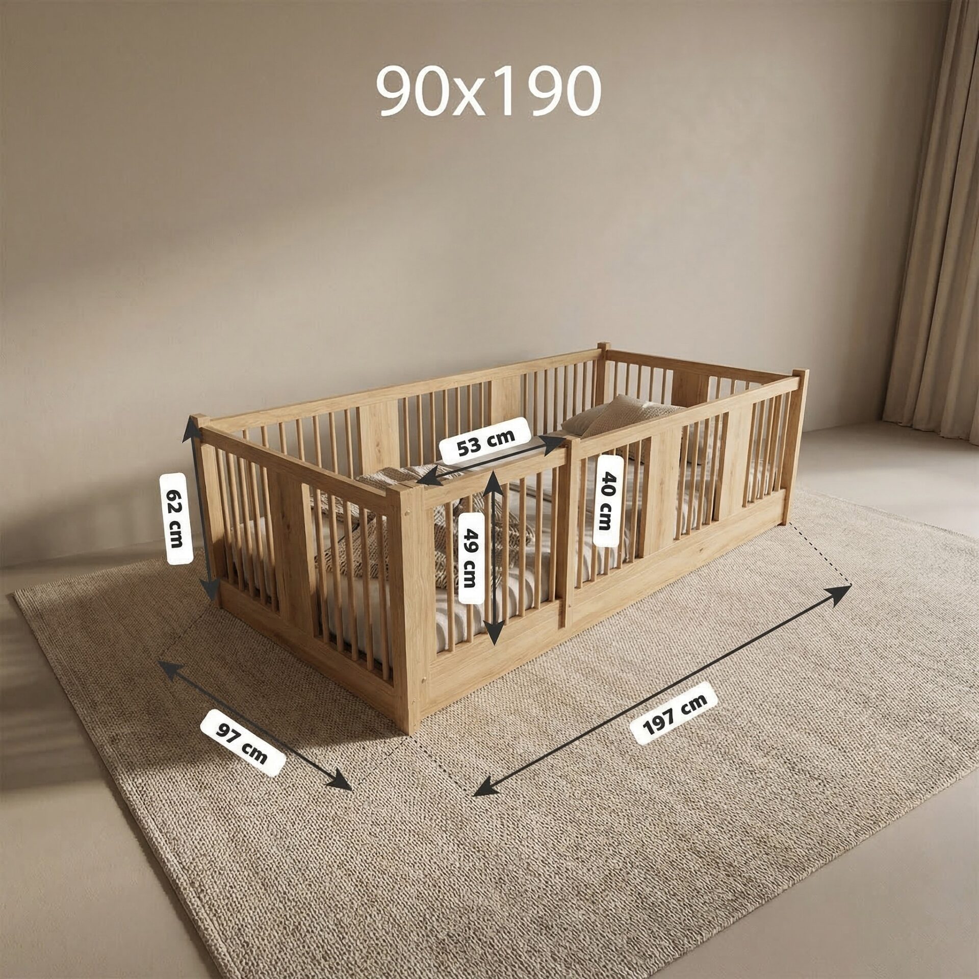 Montessori Kinderbett MILO