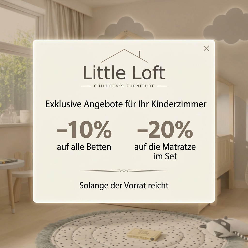 Aktion: -10% auf Betten und -20% auf Matratze im Set