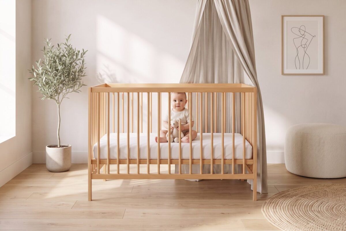Kind im Babybett VERA