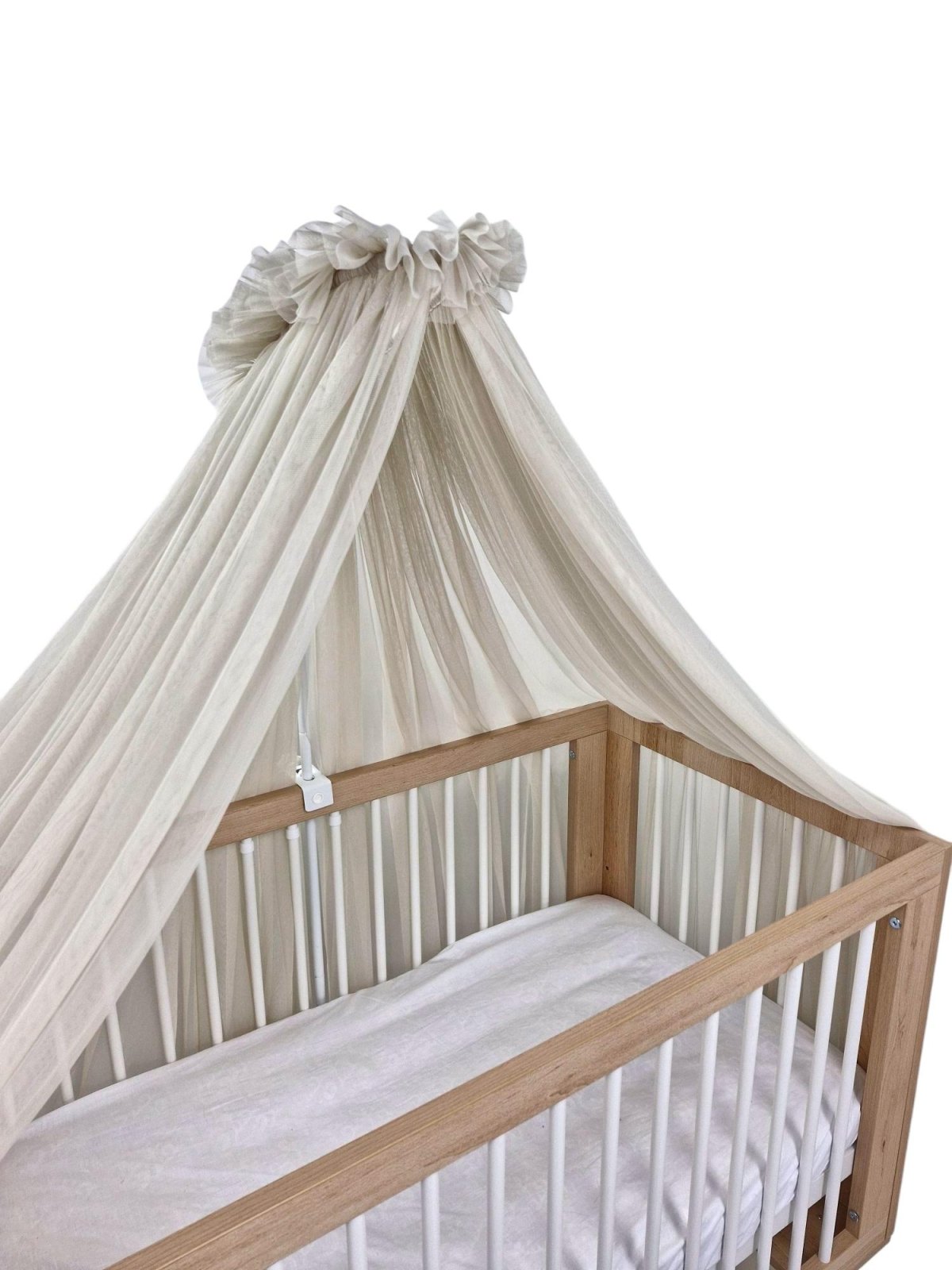 Bettbaldachin Tüll mit Gestell – Beige Bettbaldachin Tüll mit Gestell – Beige