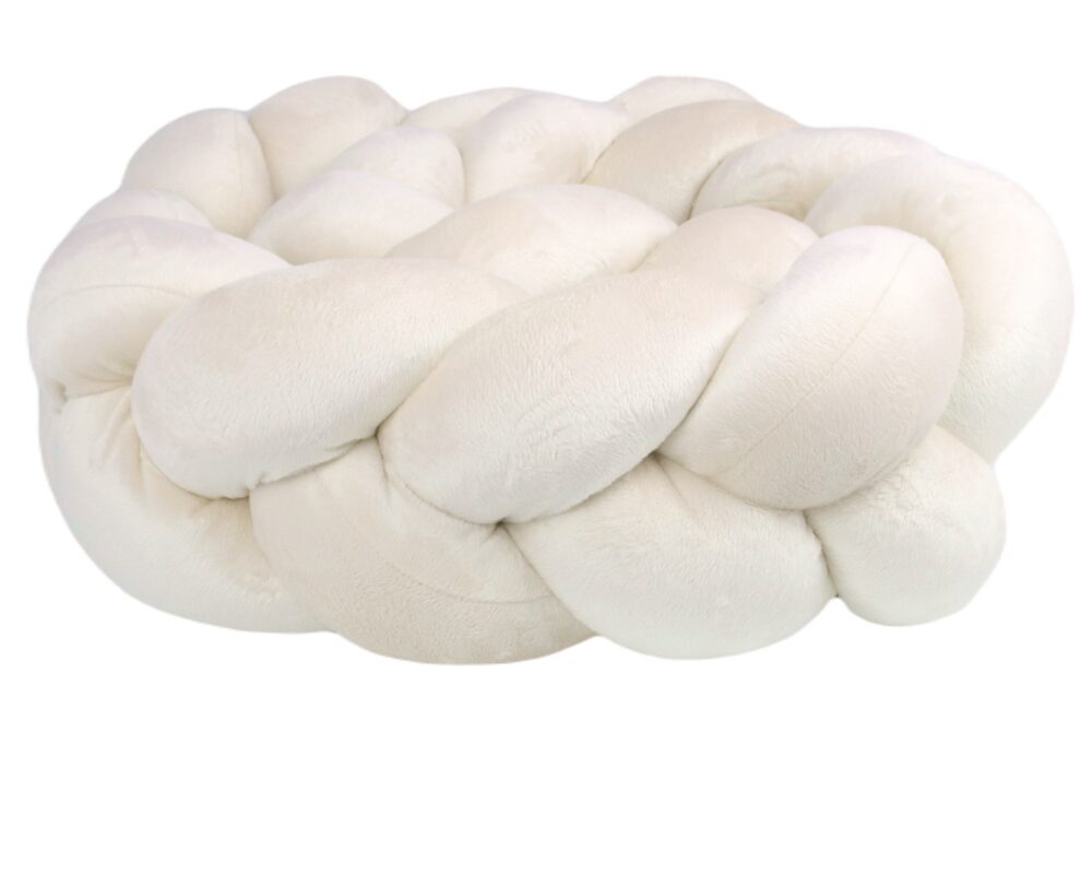 Bettzopf Samt, 3 Stränge – Creme Bettzopf Samt, 3 Stränge – Creme