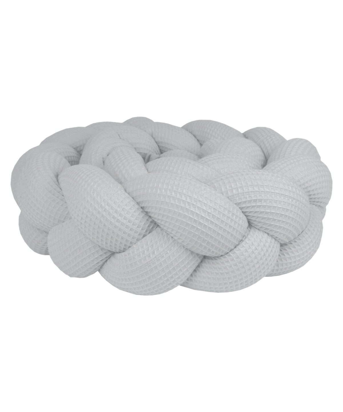 Bettzopf Waffelpiqué, 3 Stränge – Grau Bettzopf Waffelpiqué, 3 Stränge – Grau