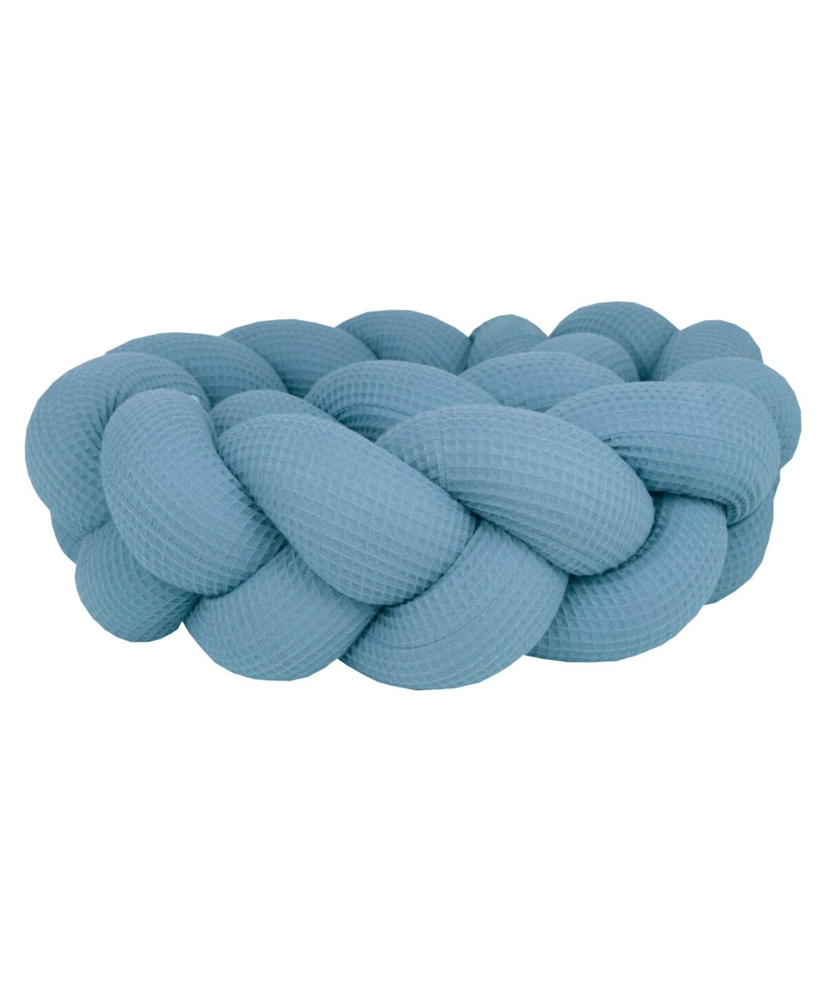 Bettzopf Waffelpiqué, 3 Stränge – Jeansblau Bettzopf Waffelpiqué, 3 Stränge – Jeansblau