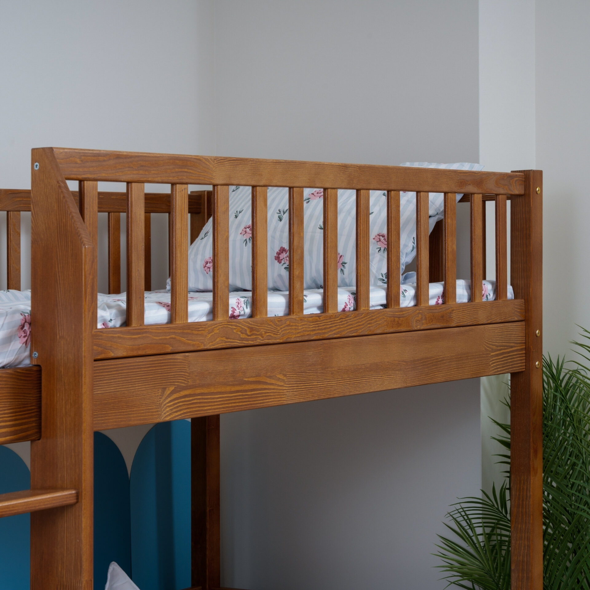 Etagenbett für Kinder KOSMO – Retro (4) Etagenbett für Kinder KOSMO aus Kiefernholz, Retro