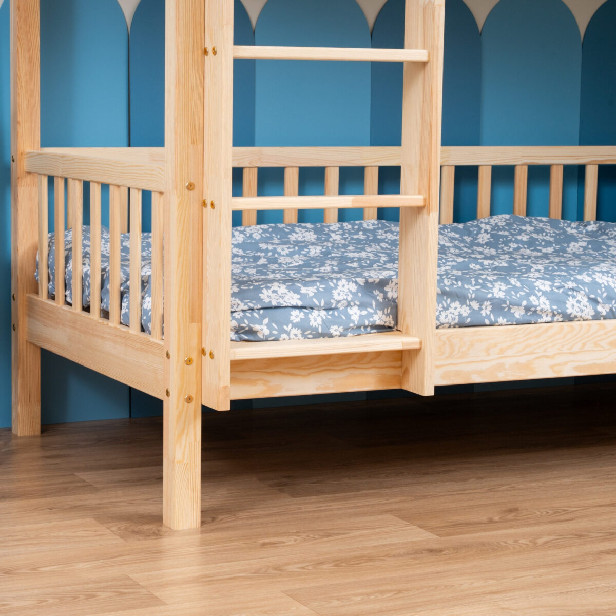 Etagenbett für Kinder KOSMO – Kiefer natur (3) Etagenbett für Kinder KOSMO aus Kiefernholz, Kiefer natur