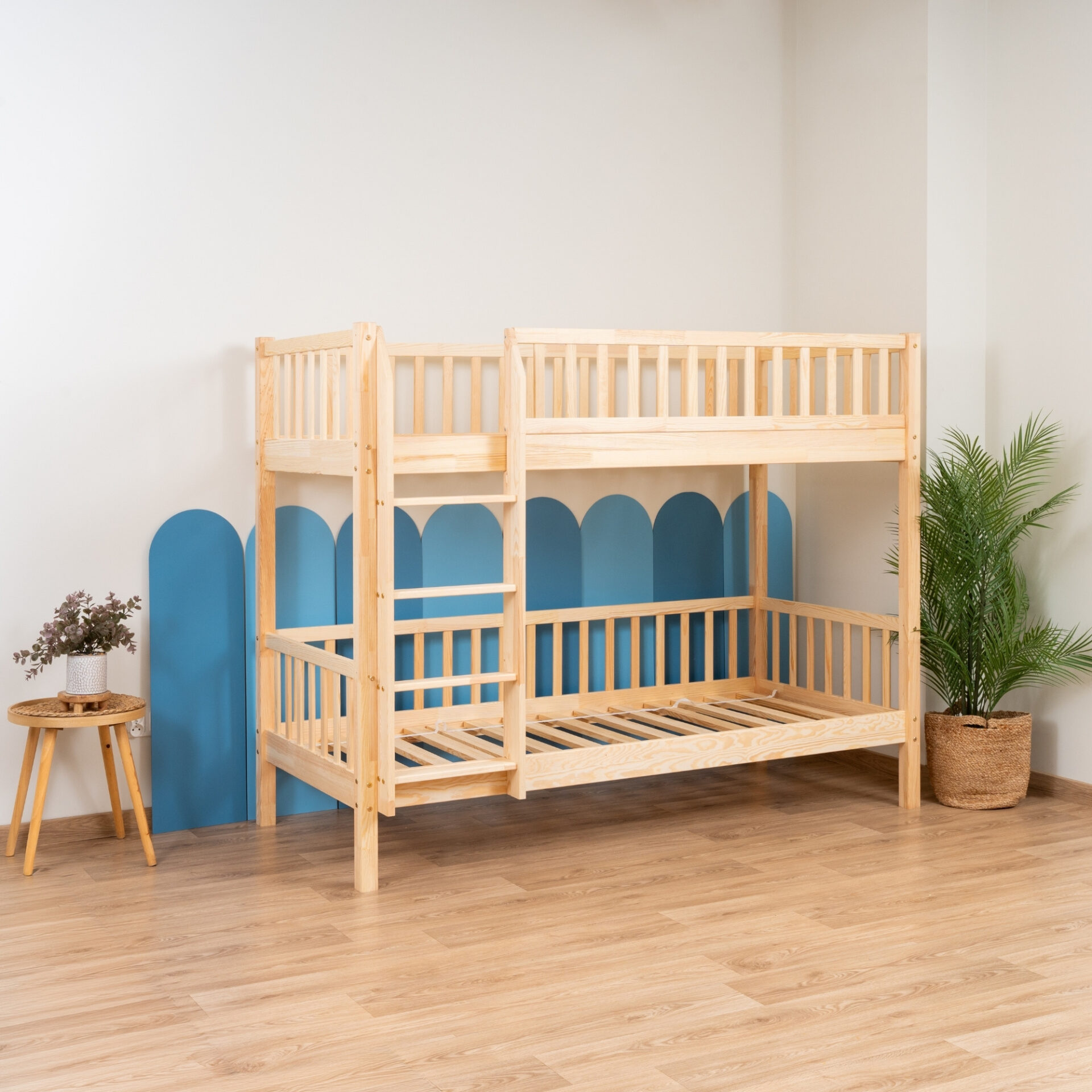 Etagenbett für Kinder KOSMO – Kiefer natur (6) Etagenbett für Kinder KOSMO aus Kiefernholz, Kiefer natur