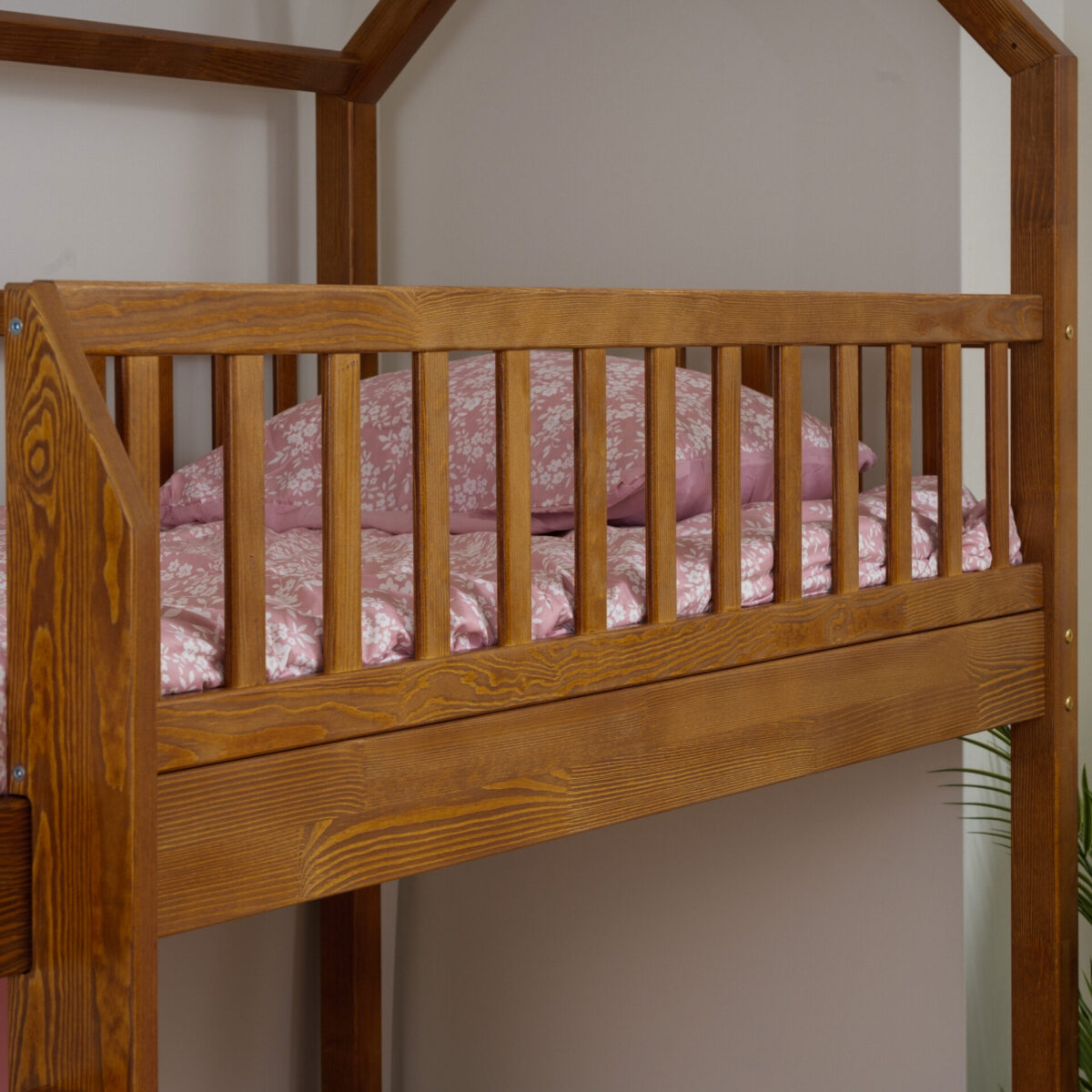Hochbett KOSMO Long aus Kiefernholz, Retro